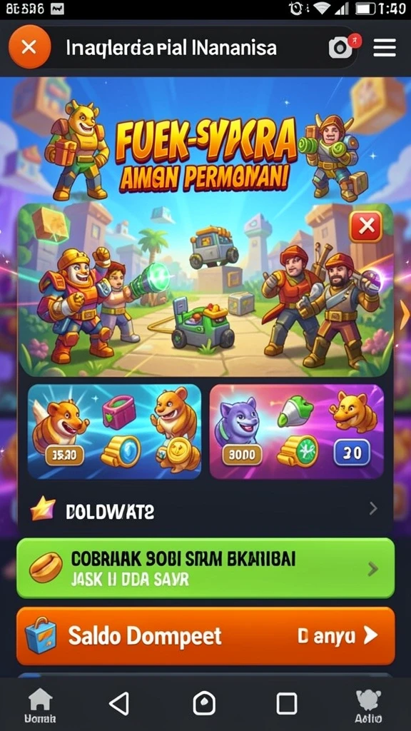 aa62 - Tampilan awal game AA62 yang memikat.