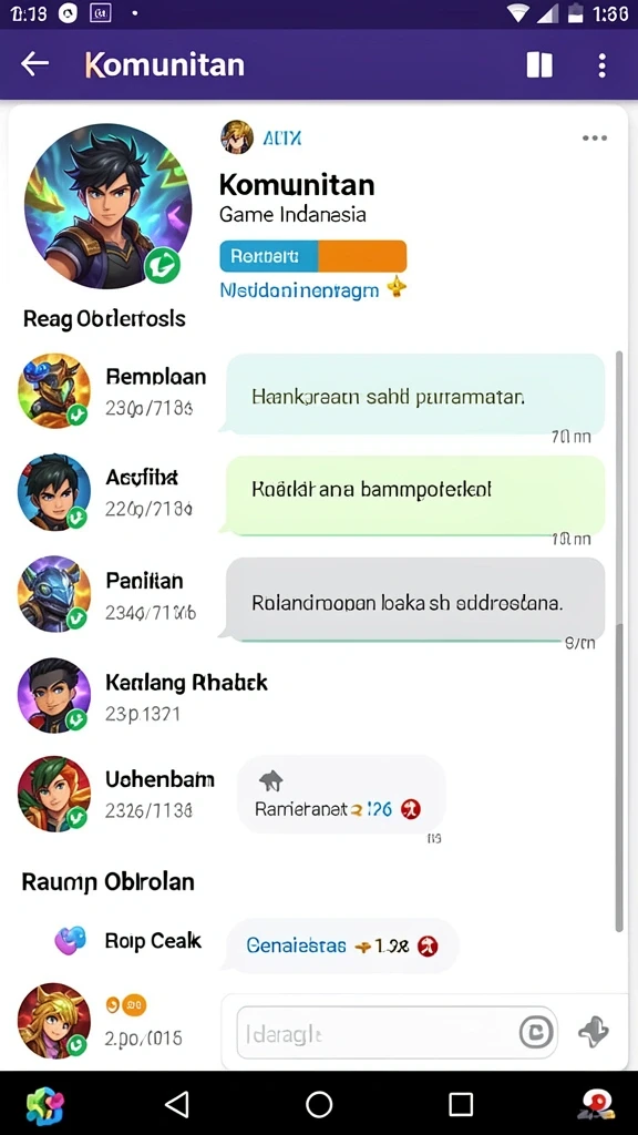 ceritoto - Tampilan antarmuka pengguna yang intuitif.