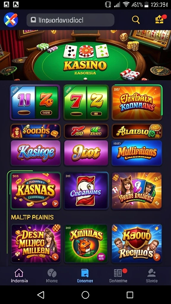 mandala77 - Tampilan antarmuka MANDALA77 yang menarik dan mudah digunakan.